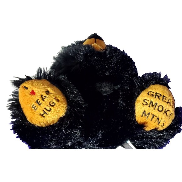 Wishpets Black Bear Mom & Baby Plush 2011 Great Smoky Mountains Souvenir - Picture 9 of 10